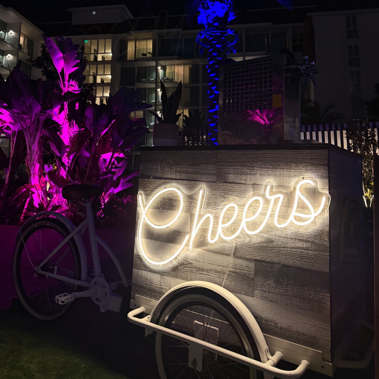 Tap trike at a corporate event